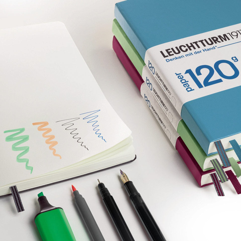 Leuchtturm A5 Notizbuch 120g Salbei – Notizbuch