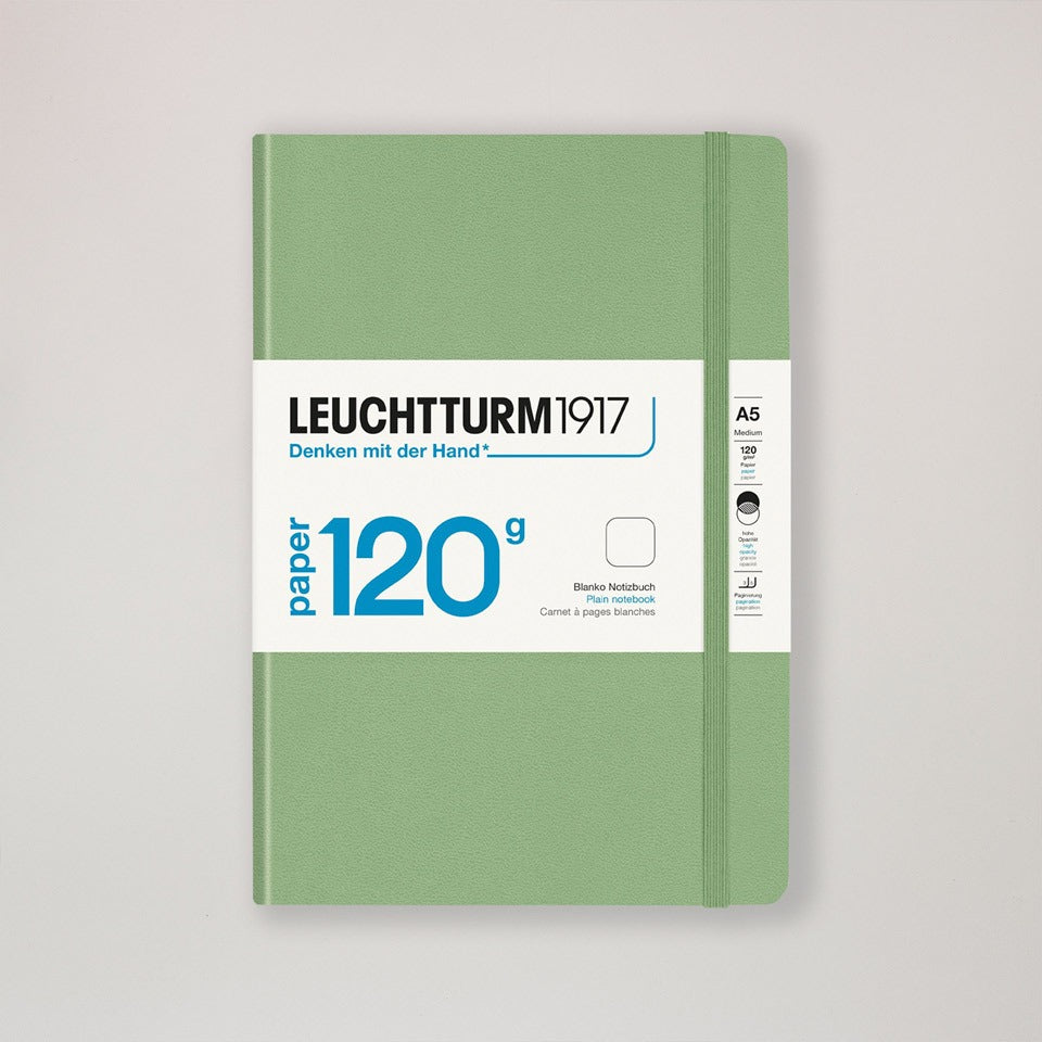 Leuchtturm A5 Notizbuch 120g Salbei – Notizbuch