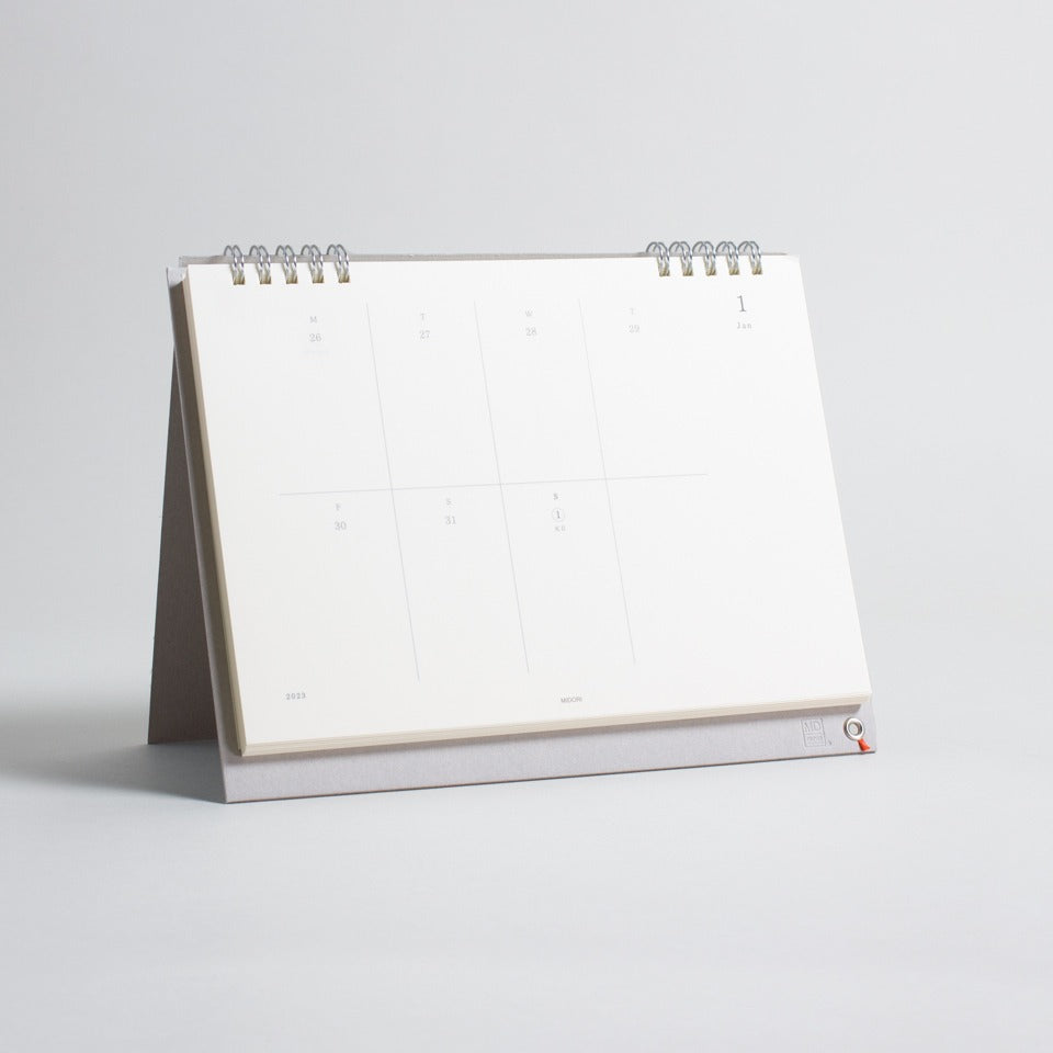 Midori MD Tischkalender Woche 2026 – Tischkalender
