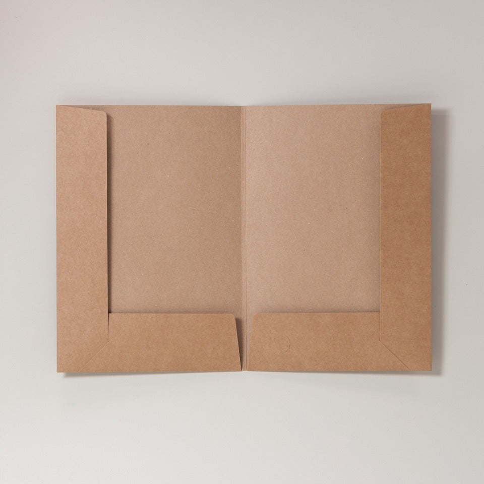 Schwartz Dokumentenmappe mit zwei Klappen – Mappen & Ordner