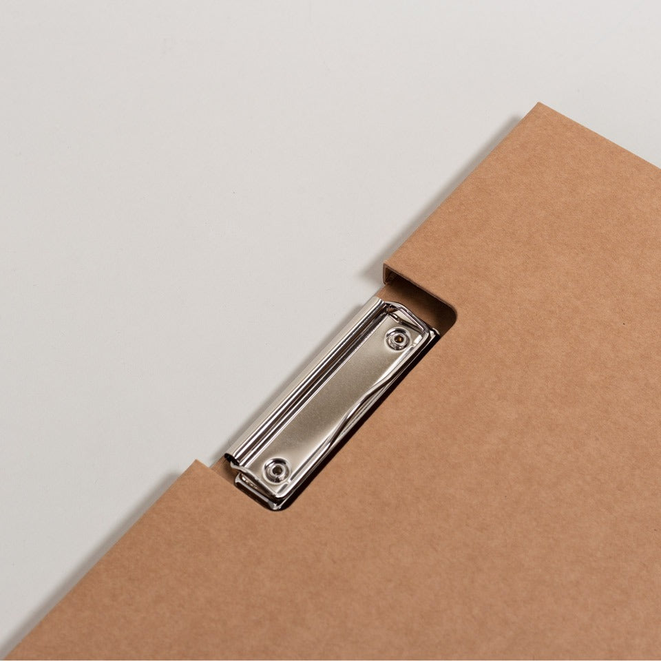 Schwartz Mappe mit Clip an der Seite – Klemmbretter