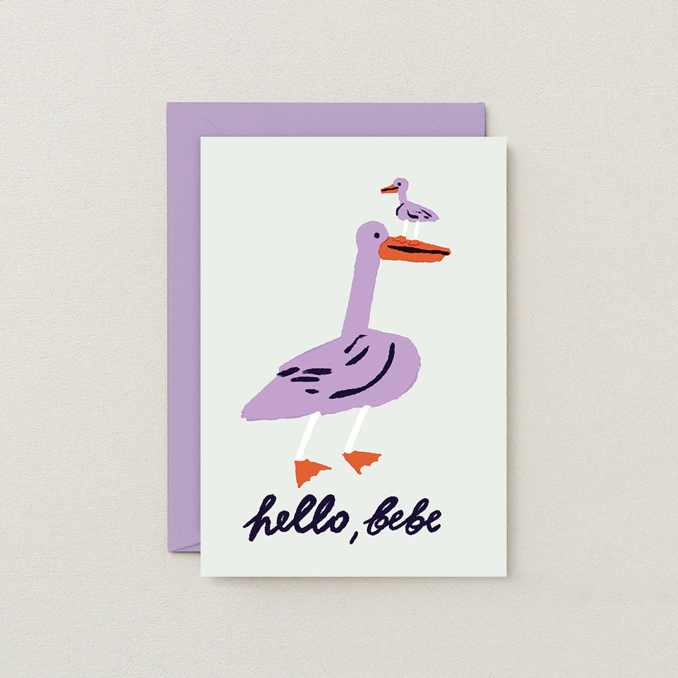 Wrap Geburtskarte hello bebe – Grußkarten