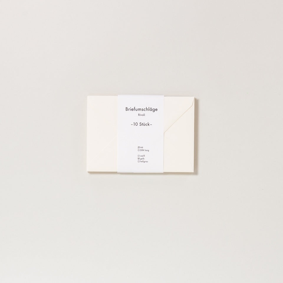 Carta Pura C6 Umschläge 10er Set Rivoli – Briefpapier & Umschläge