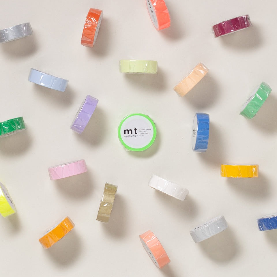 mt Masking Tape einfarbig, Übersicht aller Farben