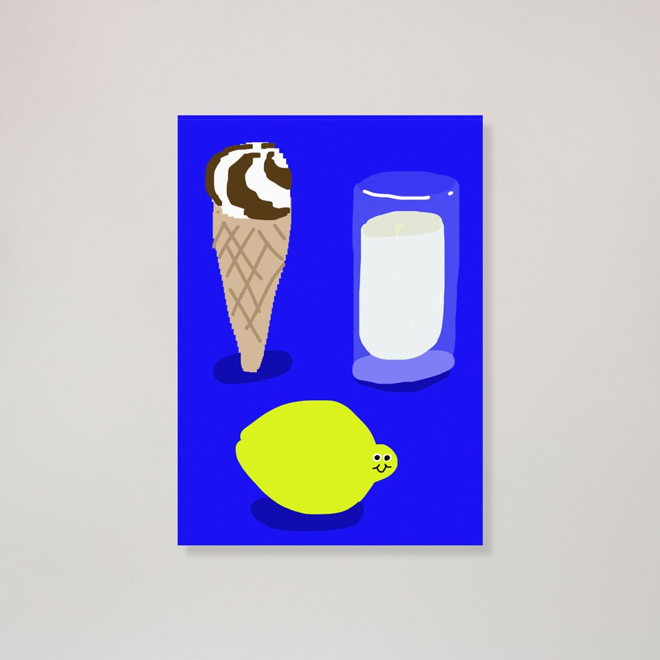 Squizzy P Postkarte Cornetto – Postkarten
