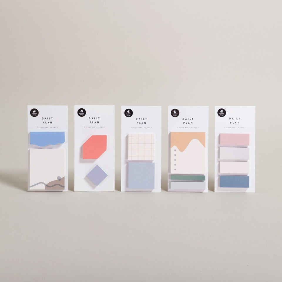 Suatelier Daily Plan Sticky Memo geometrisch 1916 – Sticky Notes & Sticker