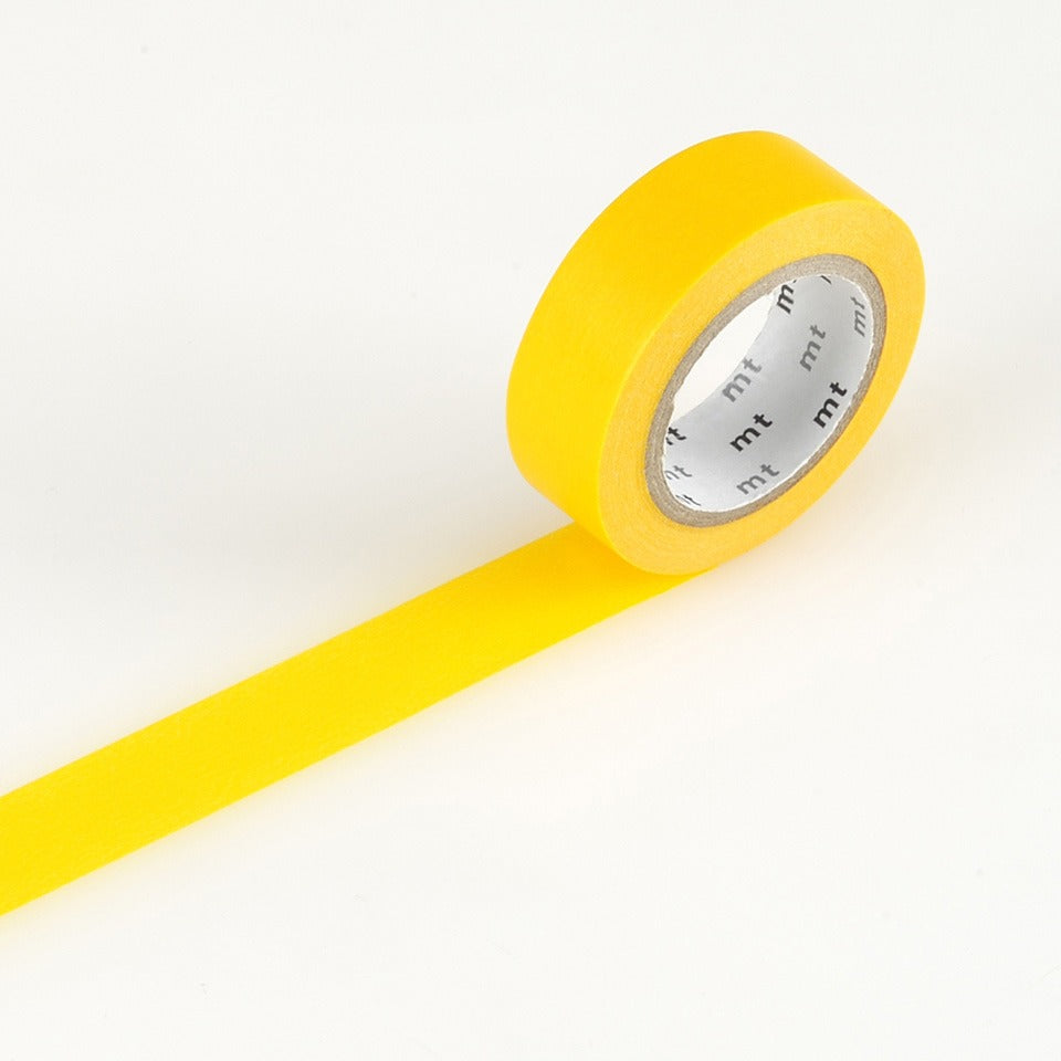 mt Masking Tape einfarbig in Yellow, Aufsicht #Farbe_Yellow