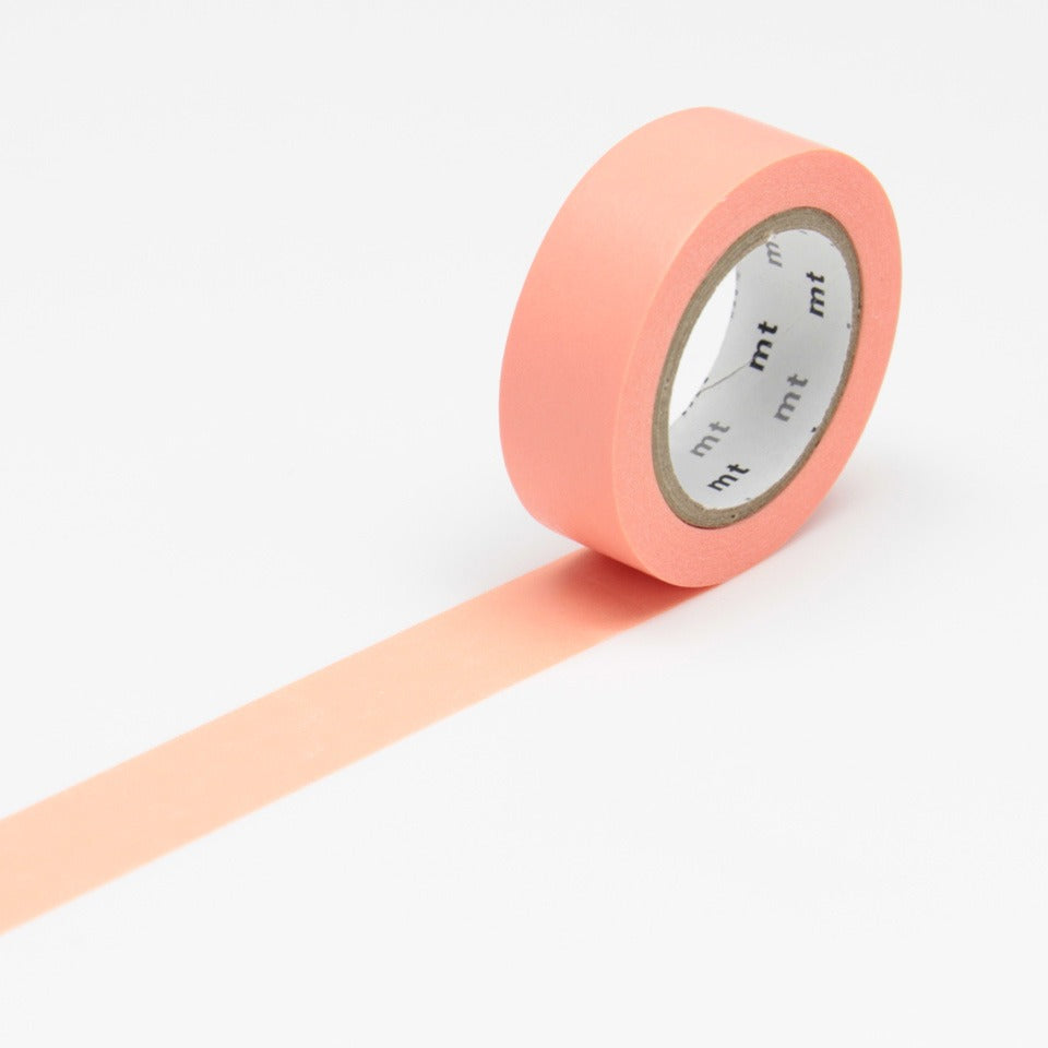 mt Masking Tape einfarbig in Salmon Pink, Aufsicht #Farbe_Salmon Pink