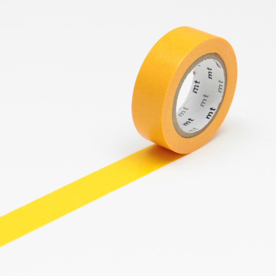 mt Masking Tape einfarbig in Himawari, Aufsicht #Farbe_Himawari