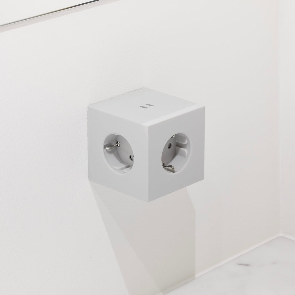 Avolt Square 2 Steckdose grau – Steckdosen
