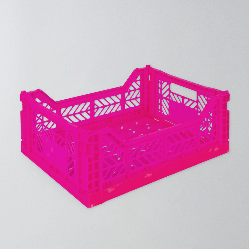 Aykasa Klappkiste midi in Neon Pink, Aufsicht #Farbe_Neon Pink