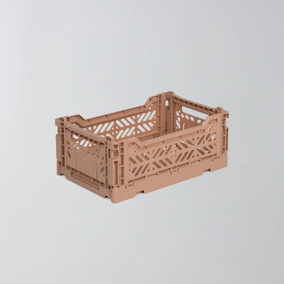 Aykasa Klappkiste mini in Warm Taupe, Aufsicht #Farbe_Warm Taupe