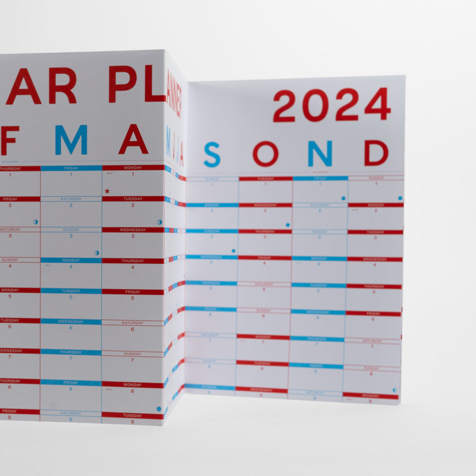 Crispin Finn Year Planner 2026 Wandkalender hoch – Wandkalender