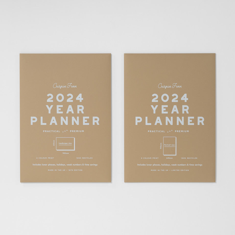 Crispin Finn Year Planner 2026 Wandkalender hoch – Wandkalender