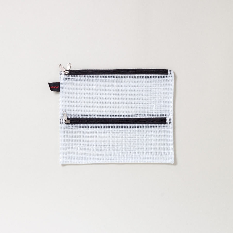 FolderSys Mesh Bag für A5 mit vier Fächern – Mäppchen & Stiftetuis