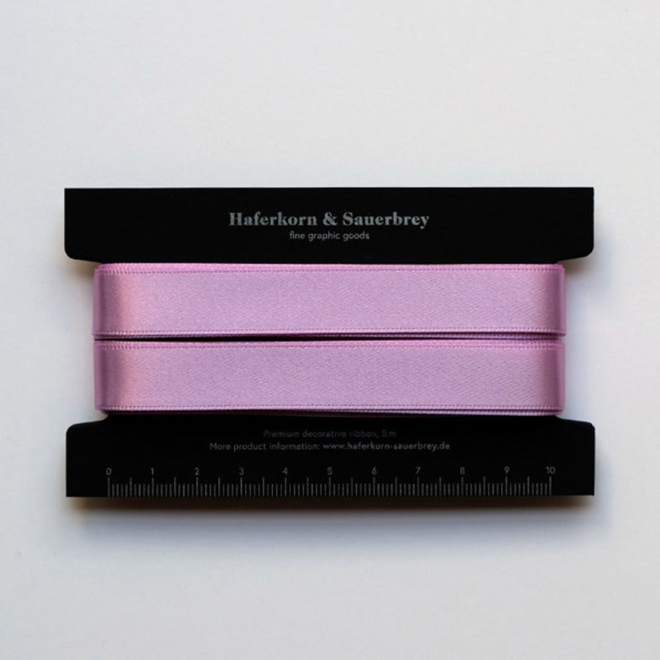 Haferkorn & Sauerbrey Satin Geschenkband Flieder – Geschenkbänder