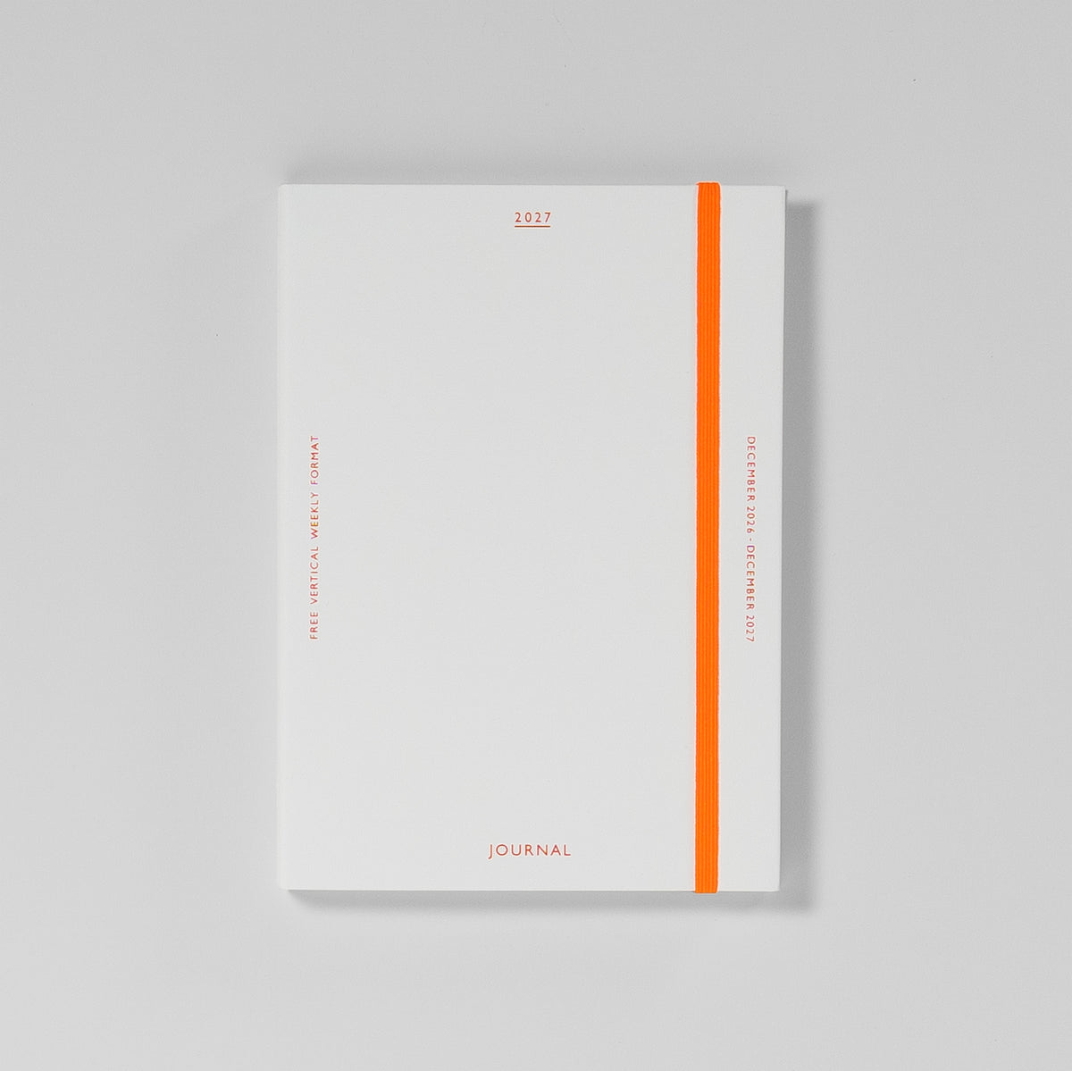 Journalkalender Katy B6 in White – Cover-Ansicht #Farbe_White