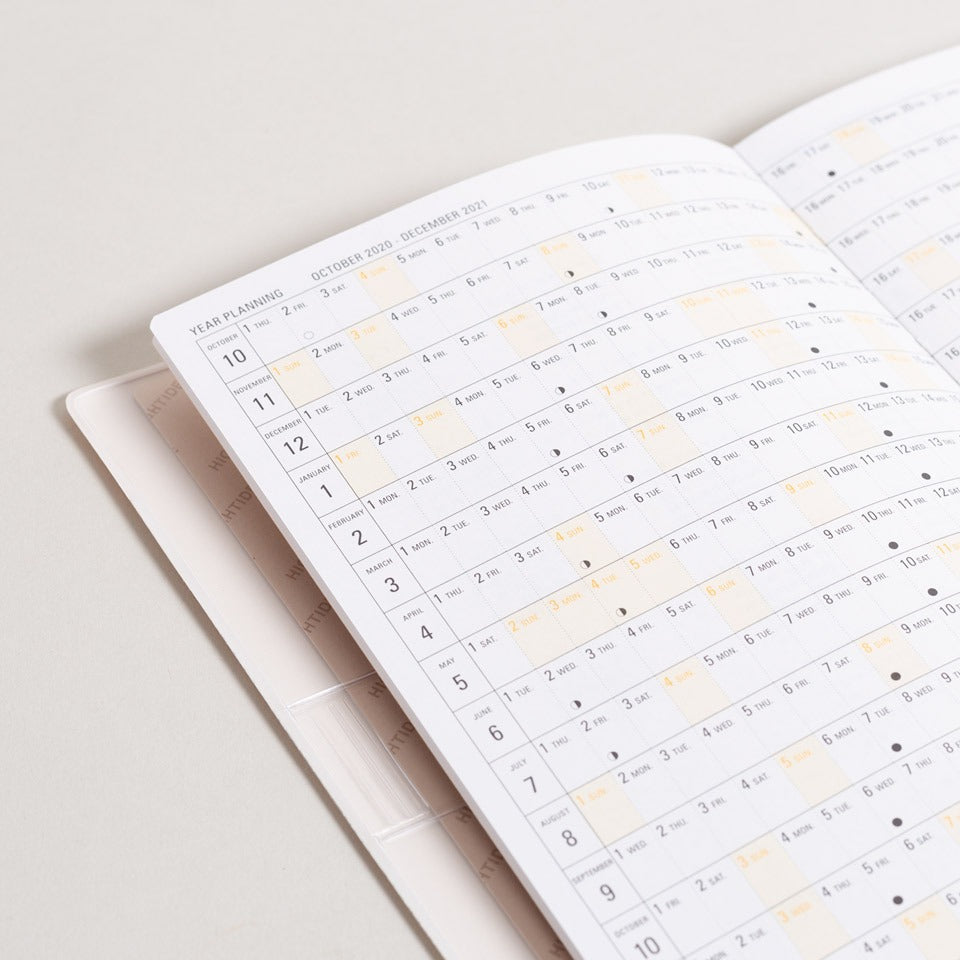 Wochenkalender 2027 mit Tasche / Diary Iris B6