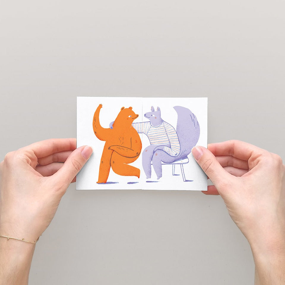 Jacques & Lise Faltkarte Best Friends forever – Grußkarte