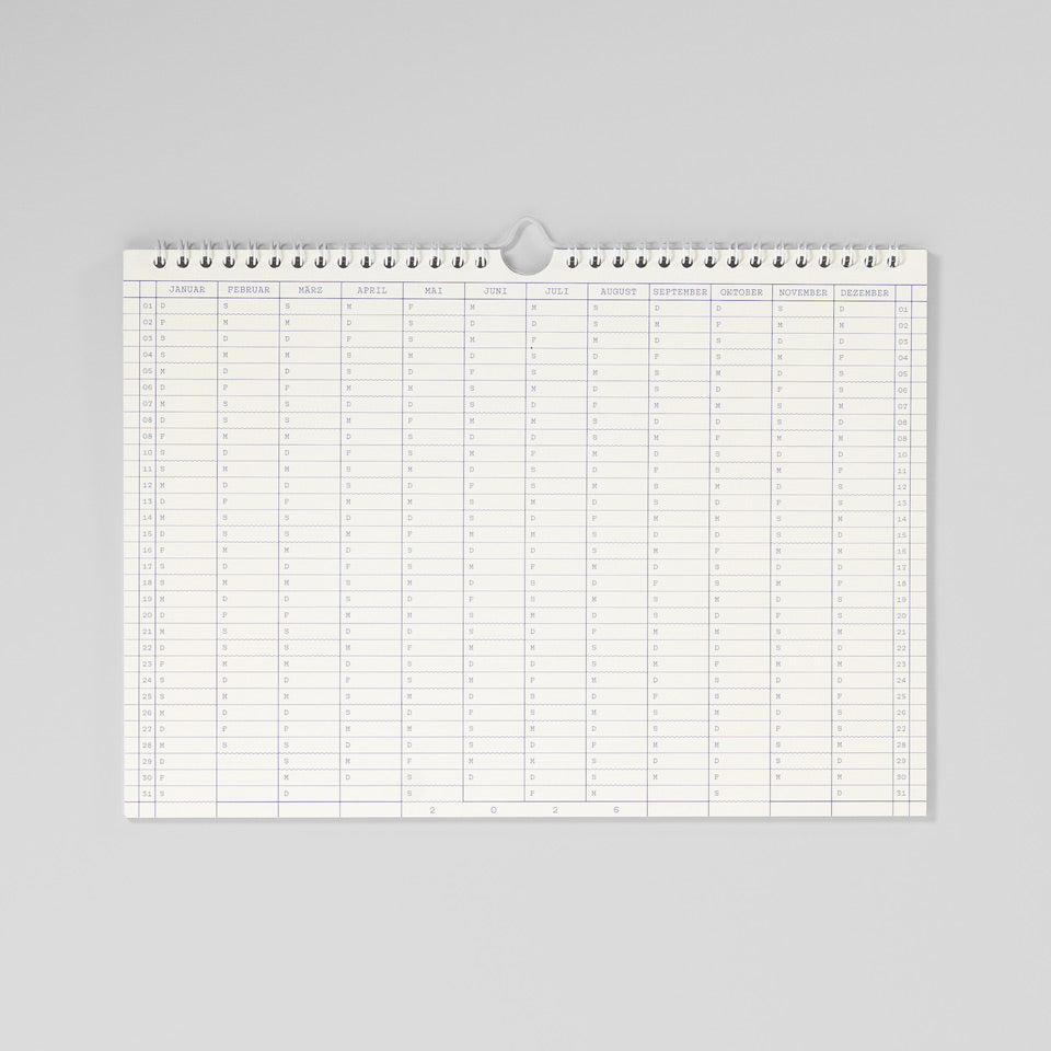 Eisenhauer Monatskalender 2026 A4 B-Ware – Monatskalender