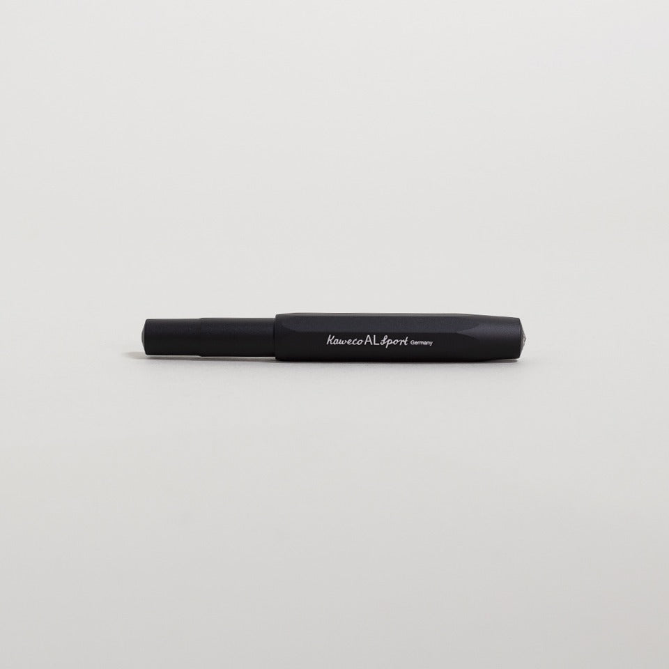 Kaweco Sport Füllhalter Aluminium Schwarz – Füllfederhalter