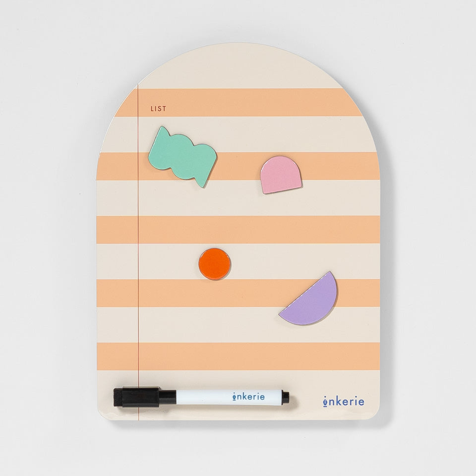 Kikkerland Notiztafel magnetisch mit Stift – Memoboard