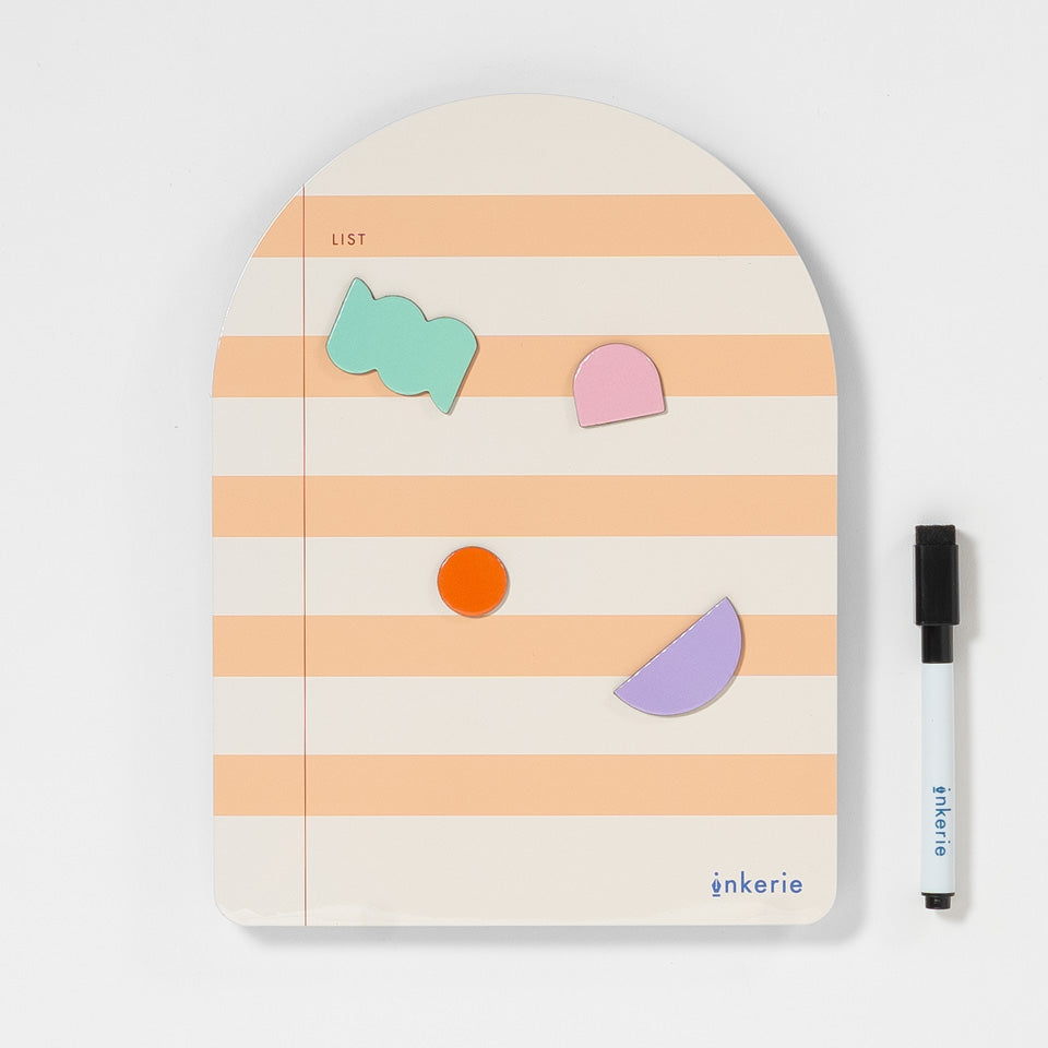 Kikkerland Notiztafel magnetisch mit Stift – Memoboard