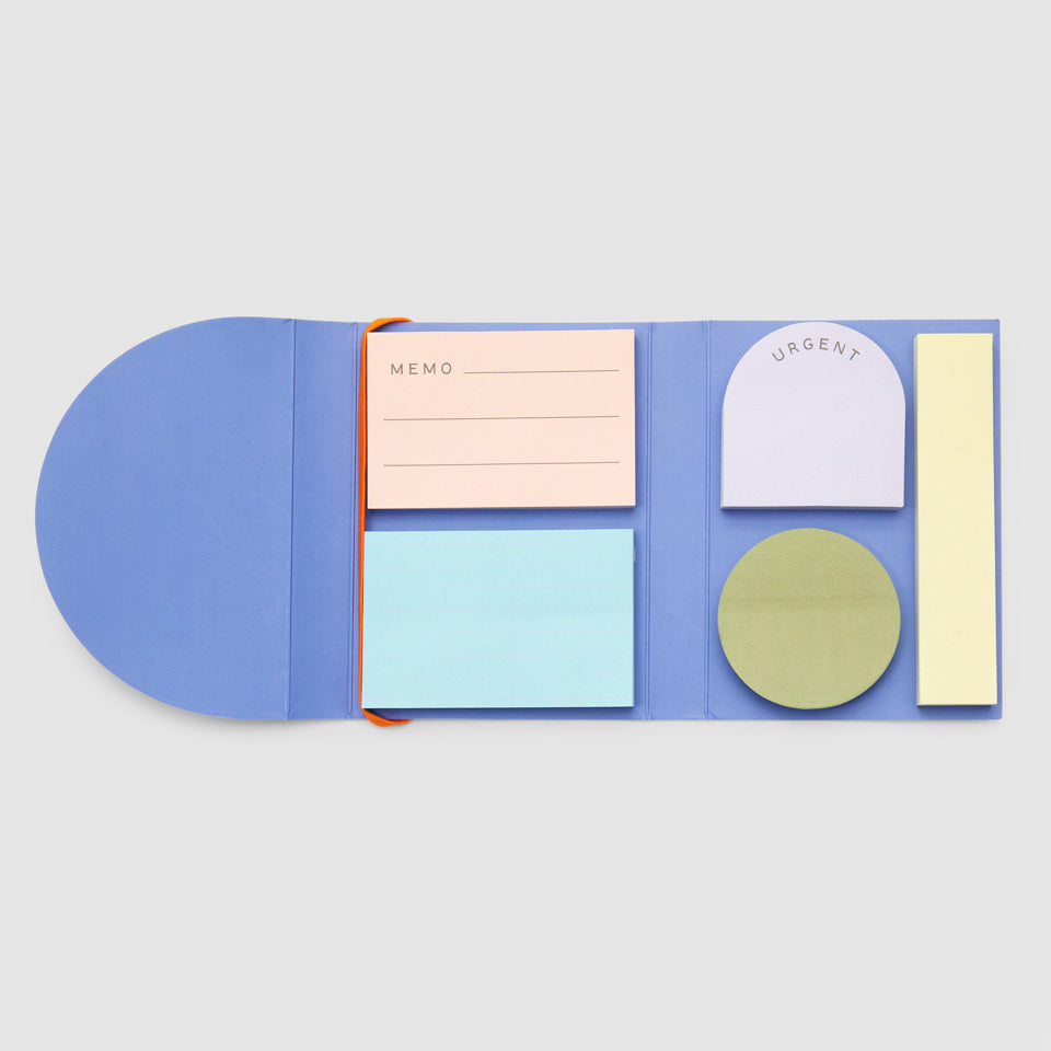Kikkerland Klebezettel 5er Set – Sticky Notes & Sticker