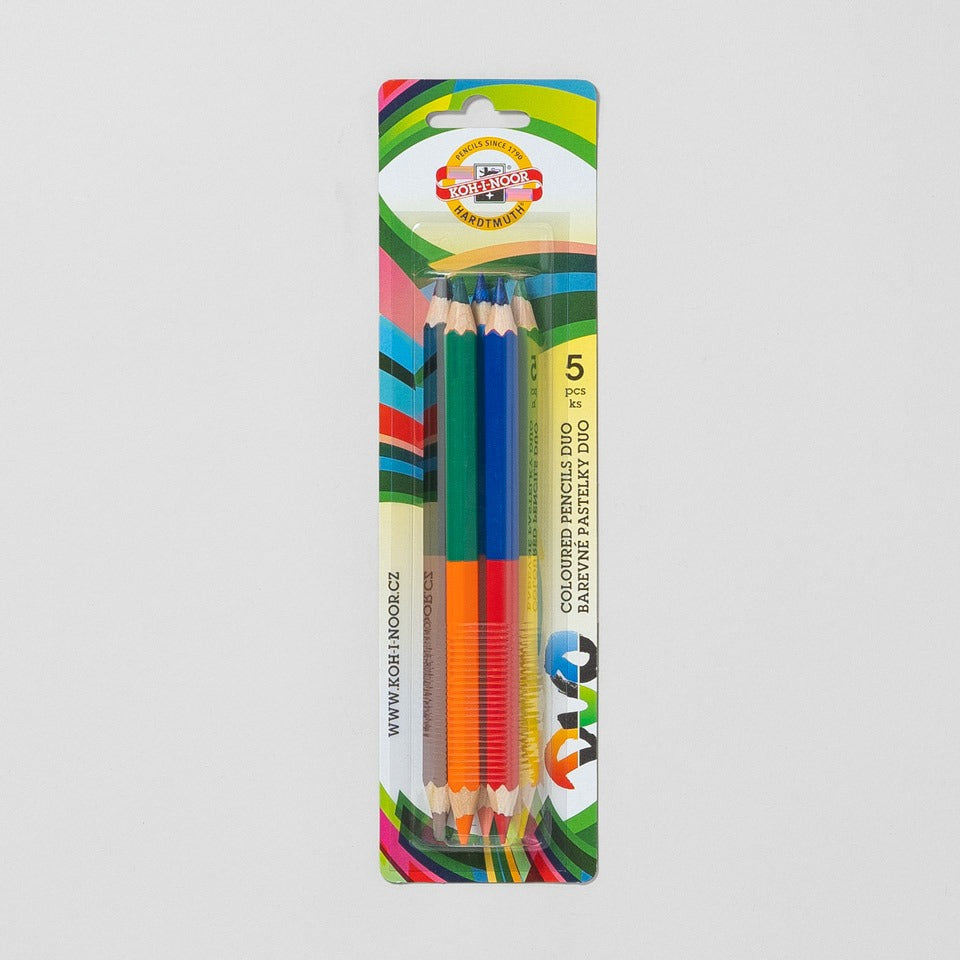 Koh-I-Noor Duo Buntstifte 5er Set – Buntstifte