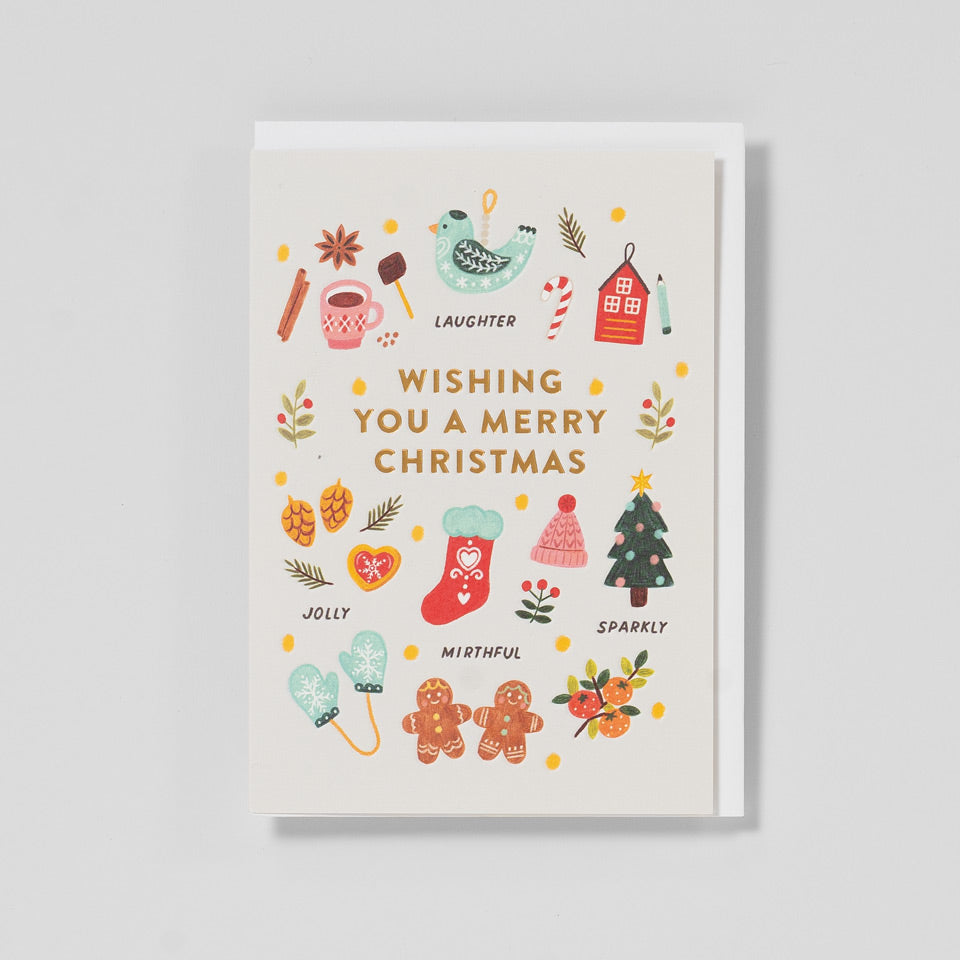 Lagom Weihnachtskarte Laughter and Sparkly – Grußkarte