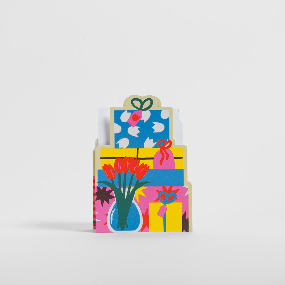 Lagom Faltkarte Geschenketisch – Grußkarte