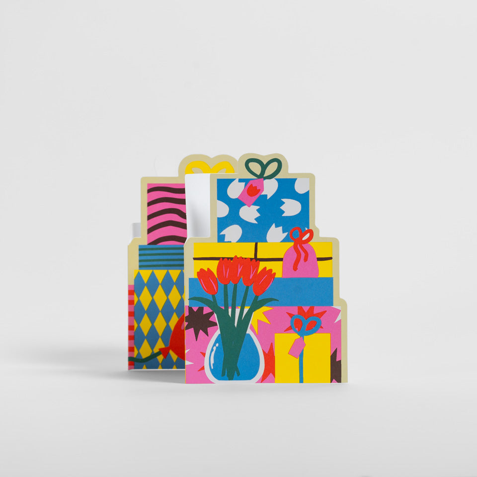 Lagom Faltkarte Geschenketisch – Grußkarte