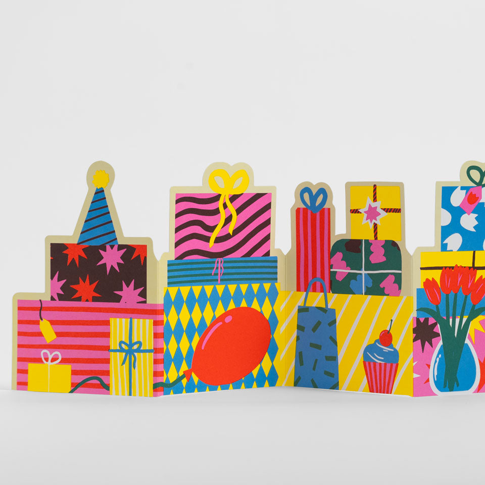 Lagom Faltkarte Geschenketisch – Grußkarte