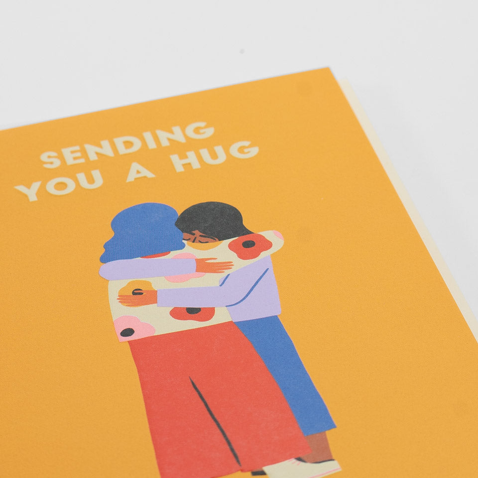 Lagom Grußkarte Sending You a Hug – Grußkarte