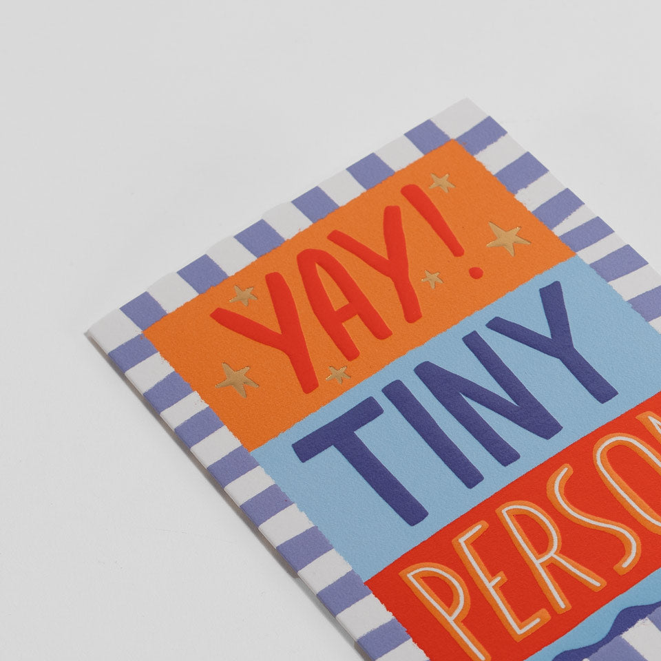 Lagom Geburtstagskarte Yay! Tiny Person – Grußkarte