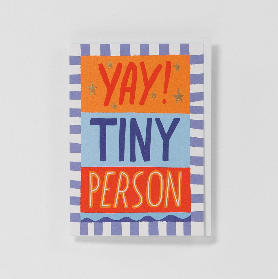 Lagom Geburtstagskarte Yay! Tiny Person – Grußkarte