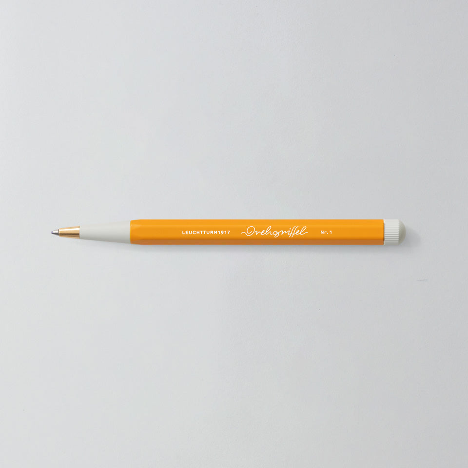 Leuchtturm Drehgriffel Kugelschreiber in Rising Sun, Aufsicht #Farbe_Rising Sun