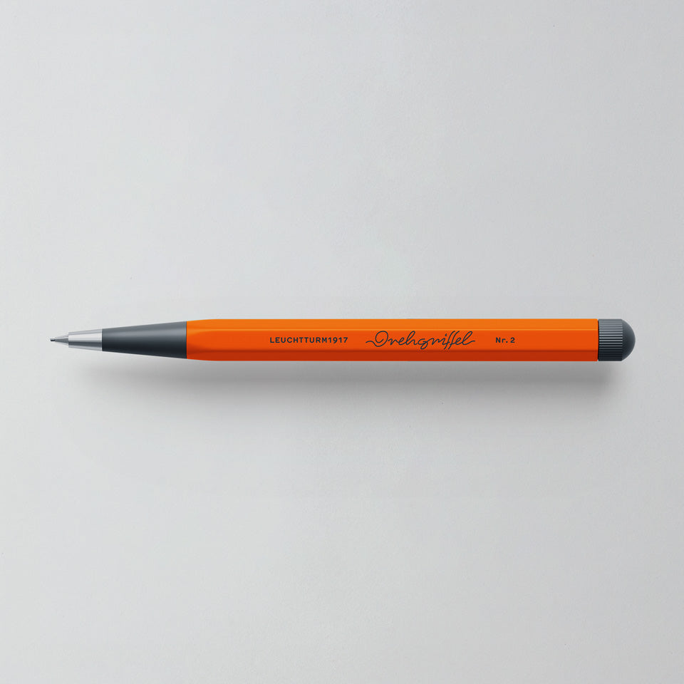 Leuchtturm Drehgriffel Bleistift 0,7 mm in Pumpkin, Aufsicht #Farbe_Pumpkin