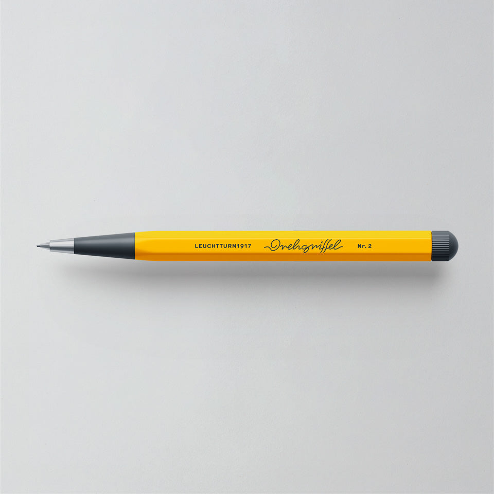 Leuchtturm Drehgriffel Bleistift 0,7 mm in Sunflower, Aufsicht #Farbe_Sunflower