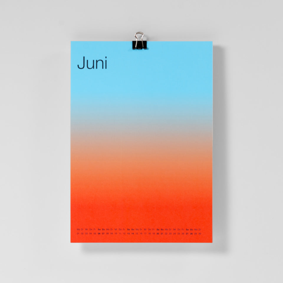 Gradient Calendar 2026