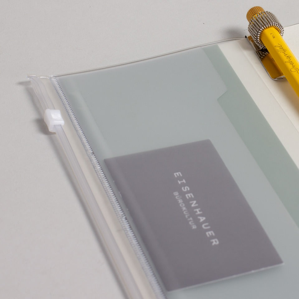 A6 Taschenkalender 2026/27 mit Umschlagtasche einfarbig
