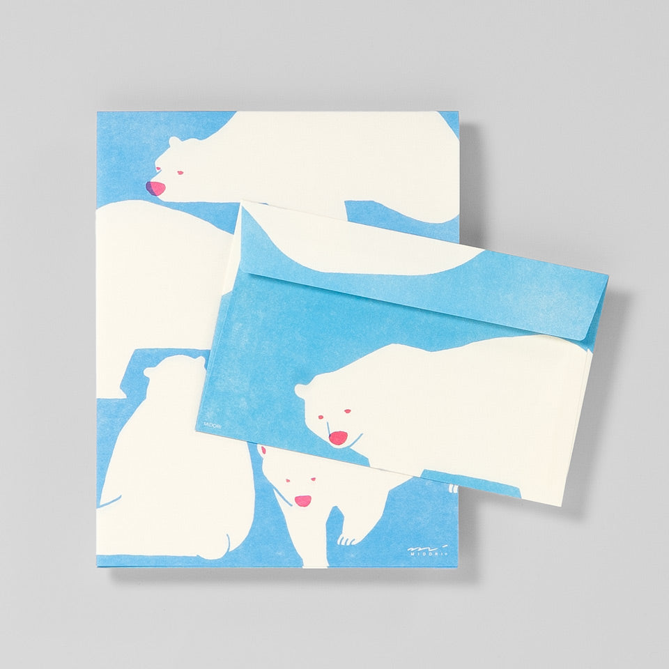Midori Briefpapier Eisbären – Briefpapier & Umschläge