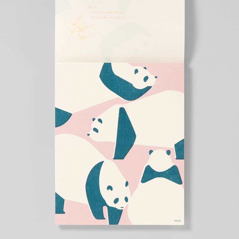 Midori Briefpapier Panda – Briefpapier & Umschläge