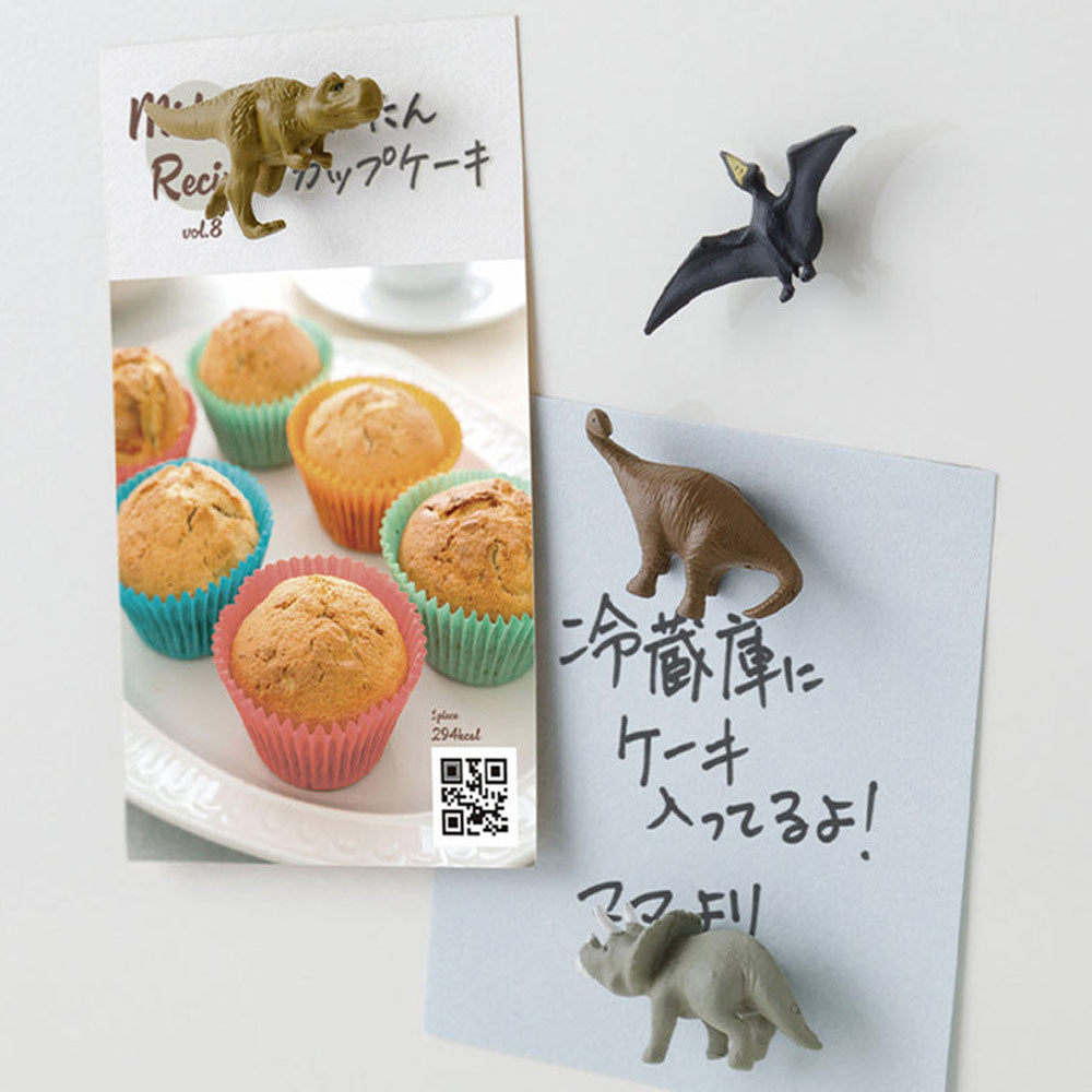 Midori Mini-Magnete Dinosaurier 4er Set – Magnete