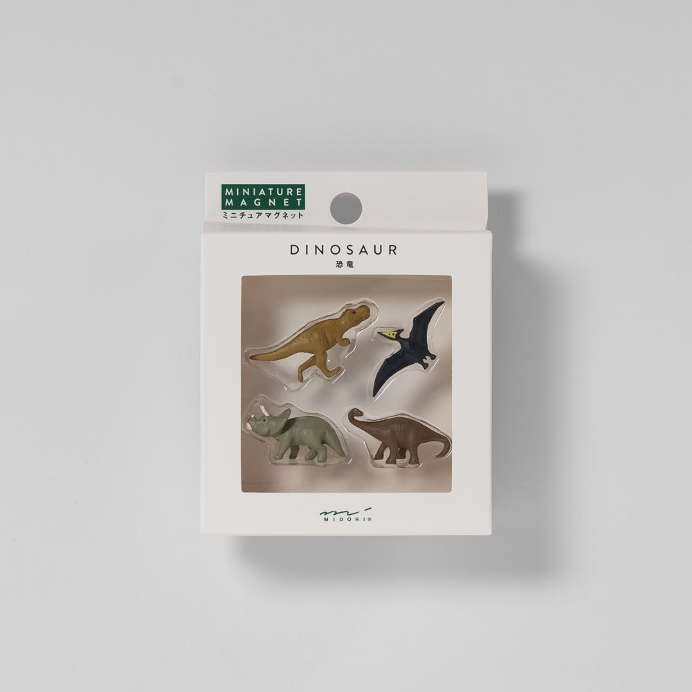 Midori Mini-Magnete Dinosaurier 4er Set – Magnete