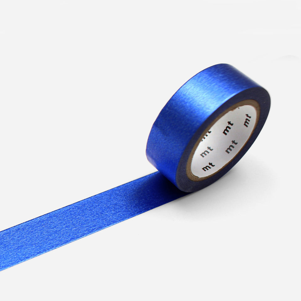 mt Masking Tape einfarbig in Metallic Blue, Aufsicht #Farbe_Metallic Blue