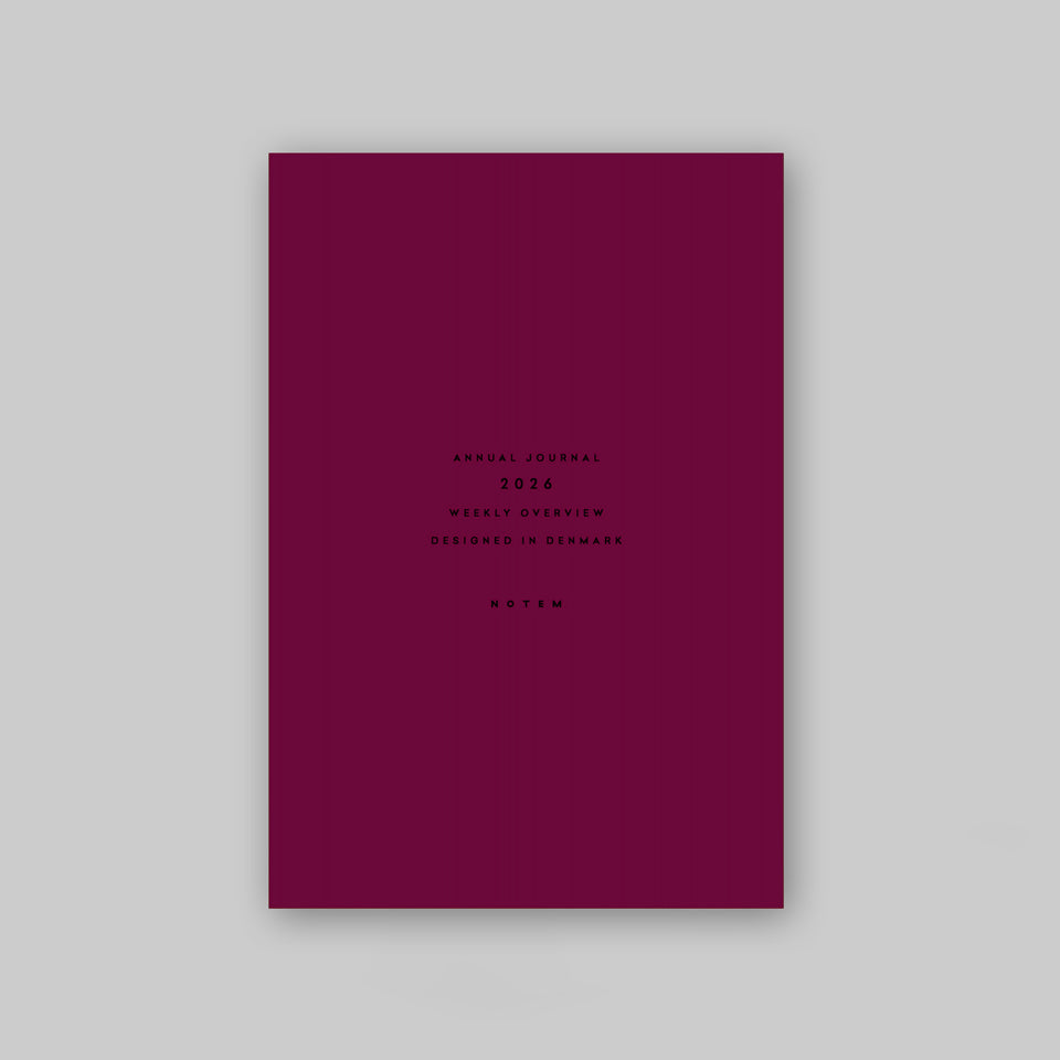 B-Ware: A5 Kalender Notem Alva Annual Journal 2026