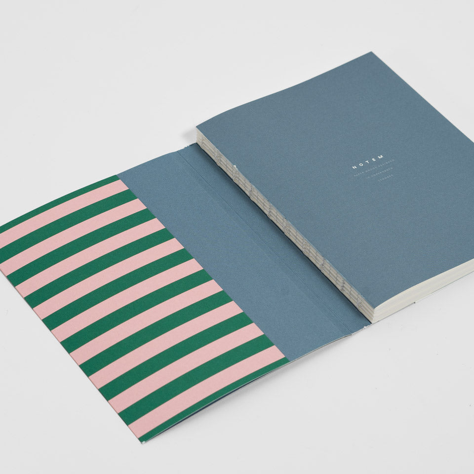 Notem Uma Notebook M Notizbuch mittel rosa/grün – Notizbuch