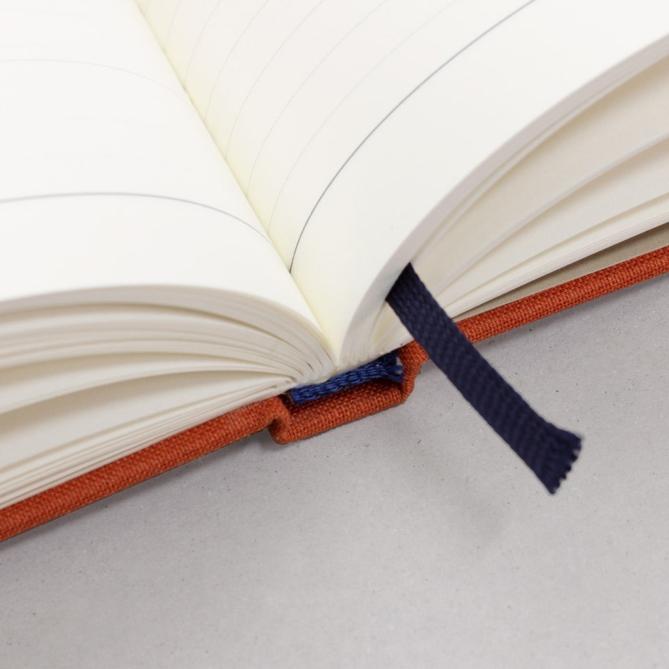 undatierter Kalender Notem rostrot / Even Weekly Journal
