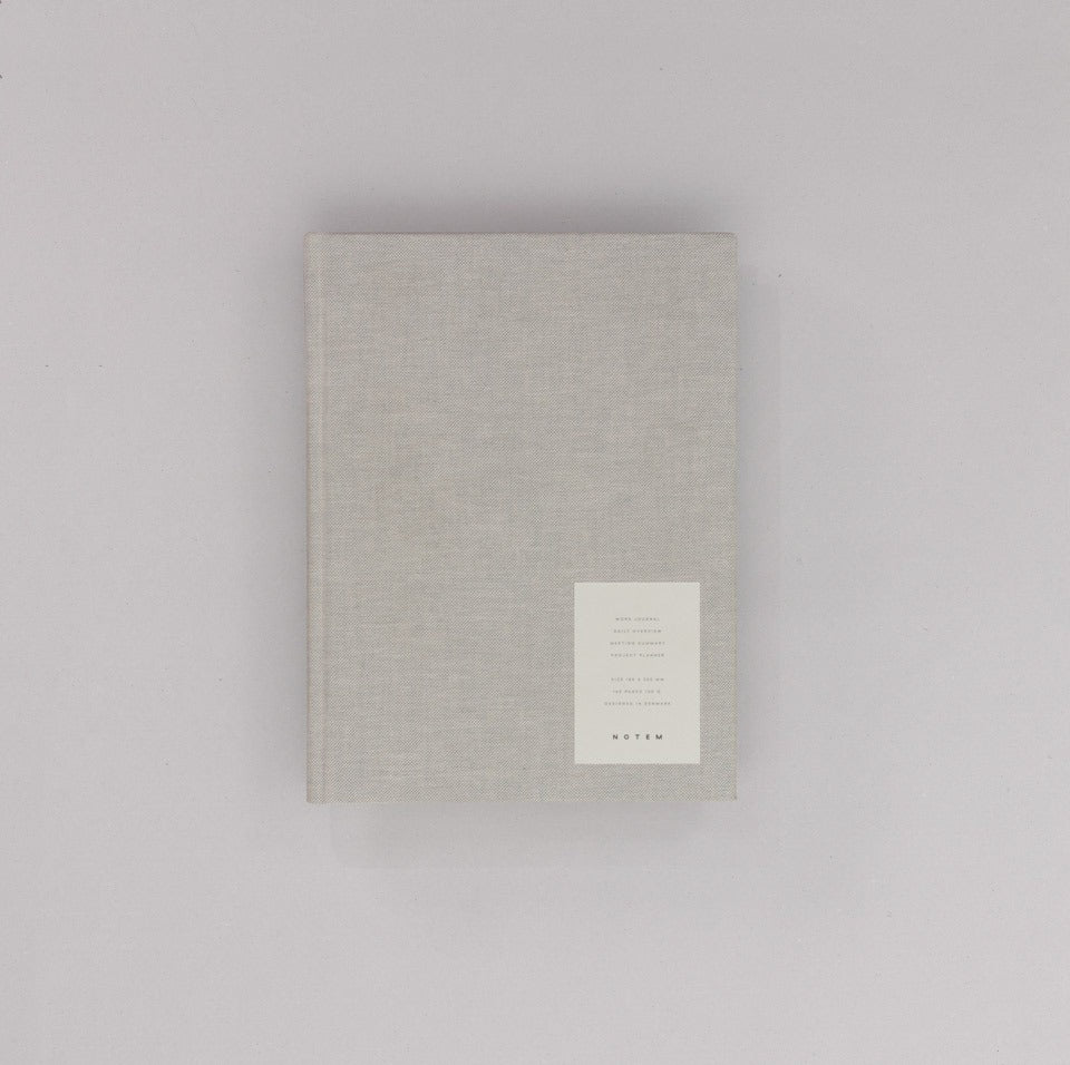 Notem Even Work Journal Arbeitsbuch groß grau – Notizbuch